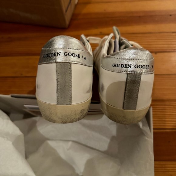BRAND NEW UNWORN Size 38 Golden Goose Sneakers with Box - Picture 4 of 9